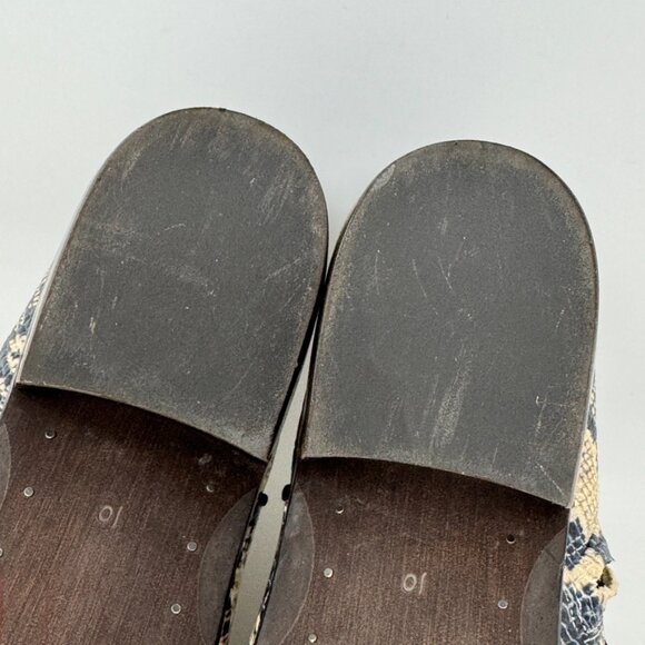 Sam Edelman Womens Reptile Print Faux Leather Side zip Bootie Size 10 - Picture 11 of 12